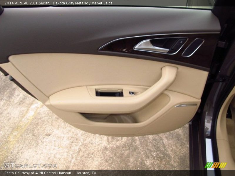 Dakota Gray Metallic / Velvet Beige 2014 Audi A6 2.0T Sedan