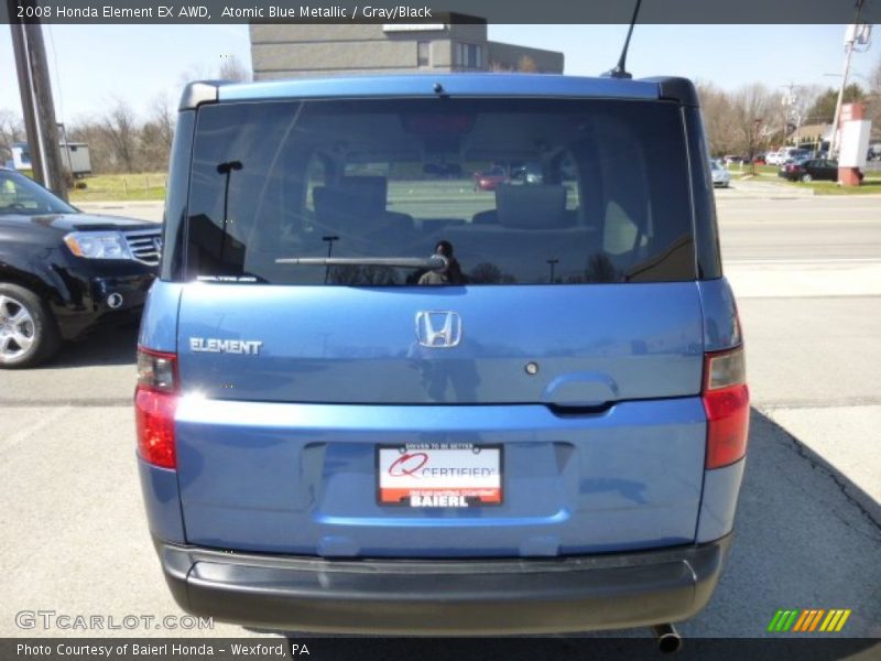 Atomic Blue Metallic / Gray/Black 2008 Honda Element EX AWD