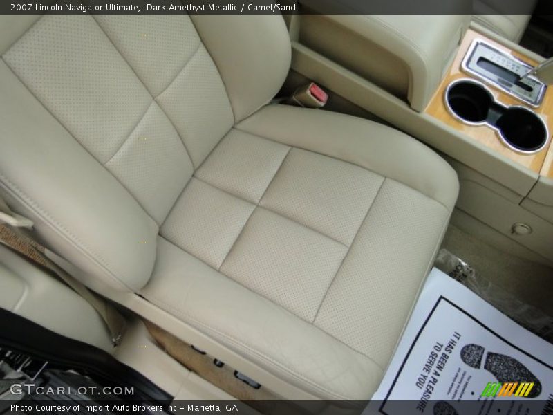 Dark Amethyst Metallic / Camel/Sand 2007 Lincoln Navigator Ultimate