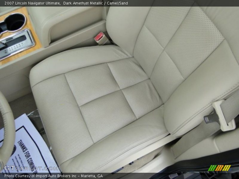 Dark Amethyst Metallic / Camel/Sand 2007 Lincoln Navigator Ultimate