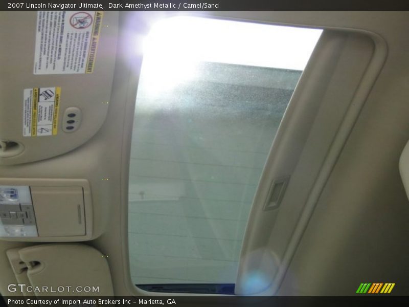 Dark Amethyst Metallic / Camel/Sand 2007 Lincoln Navigator Ultimate