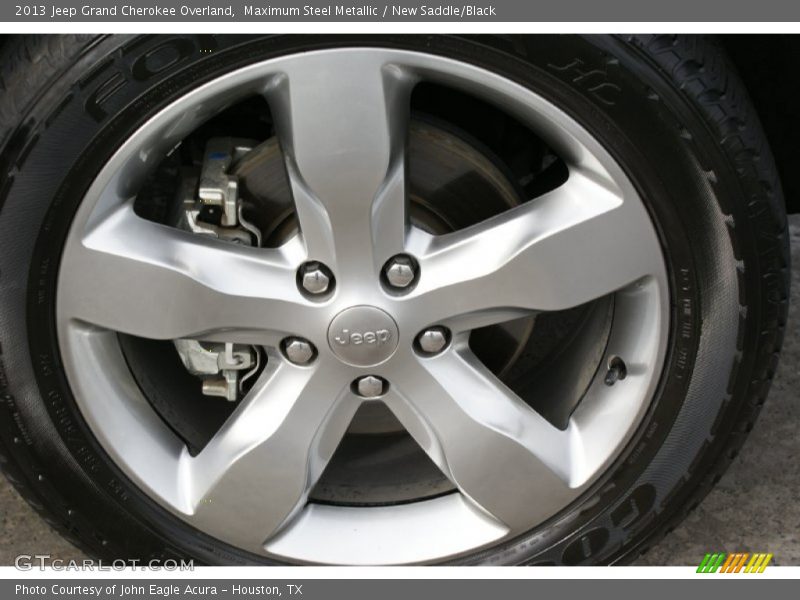 Maximum Steel Metallic / New Saddle/Black 2013 Jeep Grand Cherokee Overland