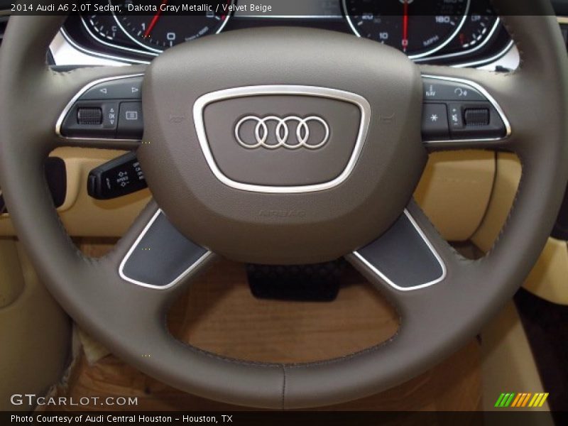 Dakota Gray Metallic / Velvet Beige 2014 Audi A6 2.0T Sedan