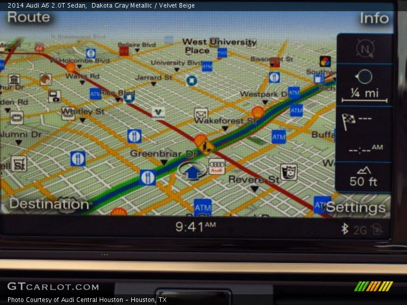 Dakota Gray Metallic / Velvet Beige 2014 Audi A6 2.0T Sedan
