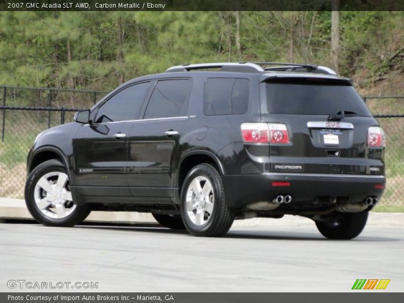 Carbon Metallic / Ebony 2007 GMC Acadia SLT AWD