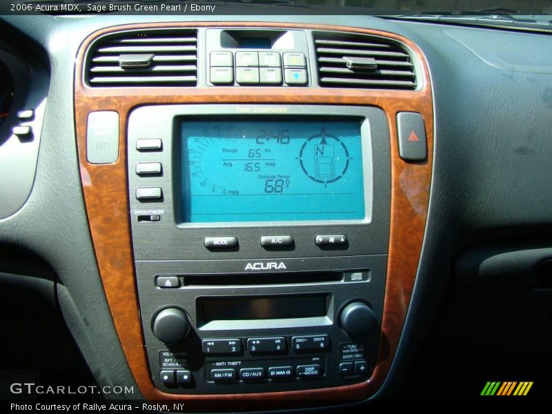 Sage Brush Green Pearl / Ebony 2006 Acura MDX