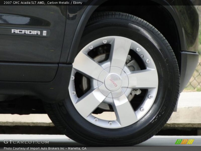 Carbon Metallic / Ebony 2007 GMC Acadia SLT AWD