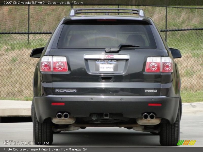 Carbon Metallic / Ebony 2007 GMC Acadia SLT AWD