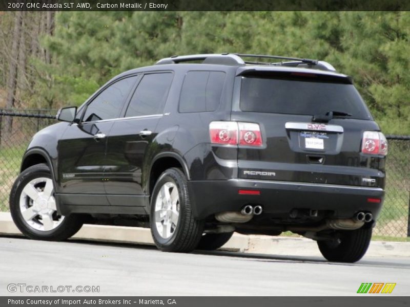 Carbon Metallic / Ebony 2007 GMC Acadia SLT AWD