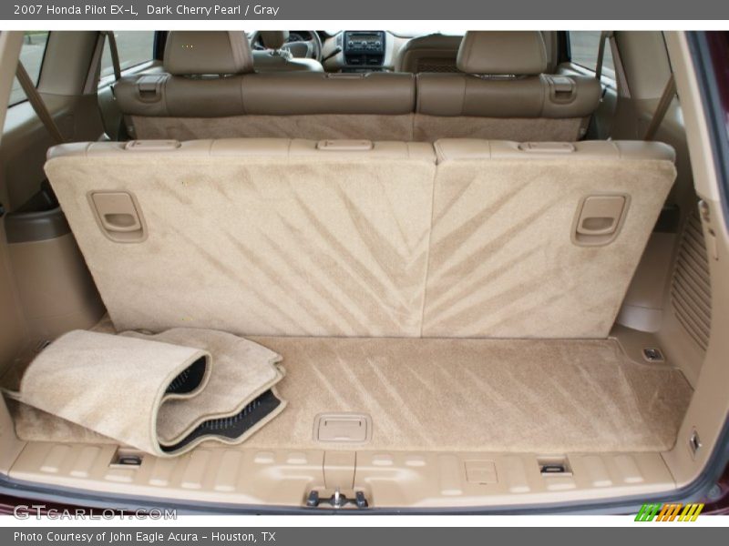 Dark Cherry Pearl / Gray 2007 Honda Pilot EX-L