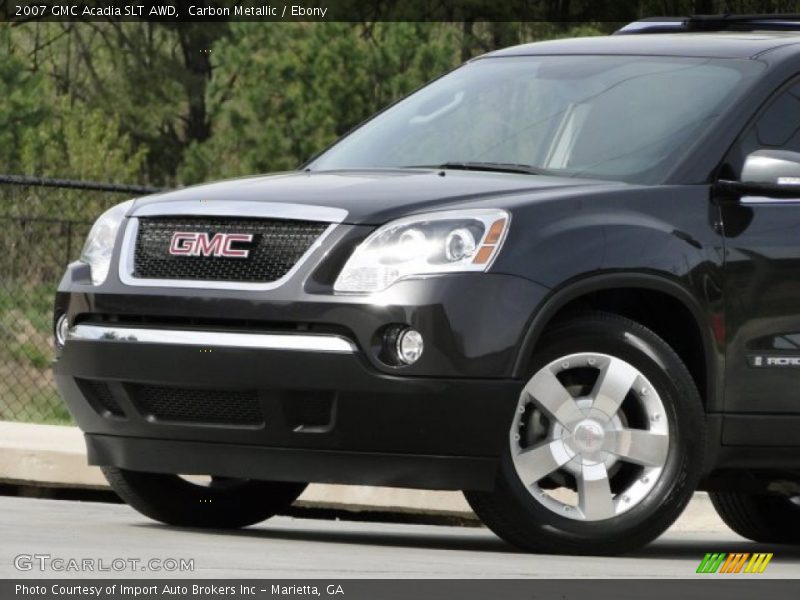 Carbon Metallic / Ebony 2007 GMC Acadia SLT AWD