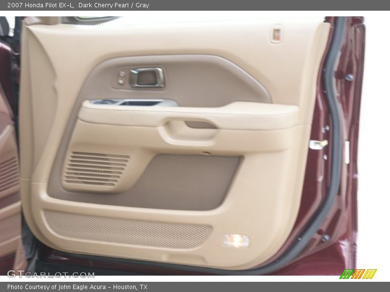 Dark Cherry Pearl / Gray 2007 Honda Pilot EX-L