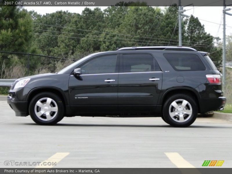 Carbon Metallic / Ebony 2007 GMC Acadia SLT AWD