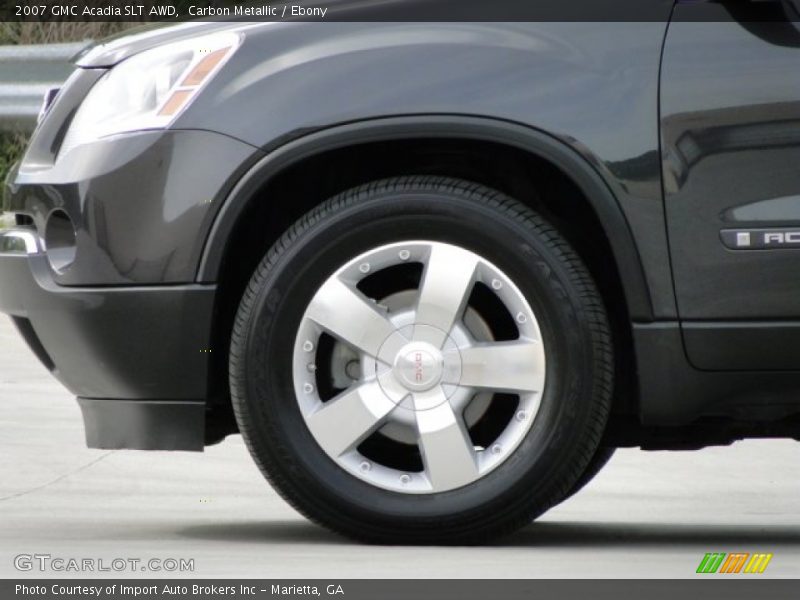 Carbon Metallic / Ebony 2007 GMC Acadia SLT AWD