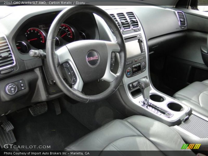 Carbon Metallic / Ebony 2007 GMC Acadia SLT AWD