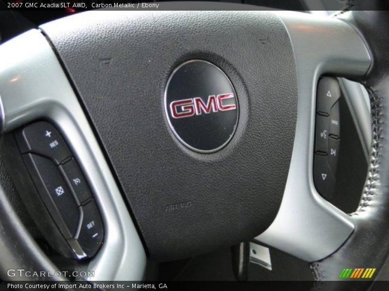 Carbon Metallic / Ebony 2007 GMC Acadia SLT AWD