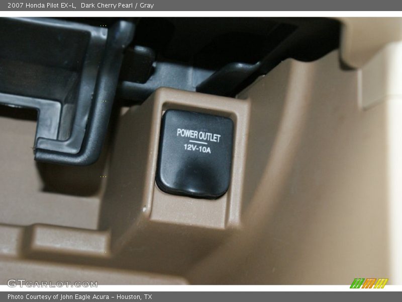 Dark Cherry Pearl / Gray 2007 Honda Pilot EX-L