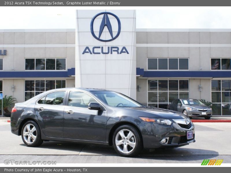 Graphite Luster Metallic / Ebony 2012 Acura TSX Technology Sedan