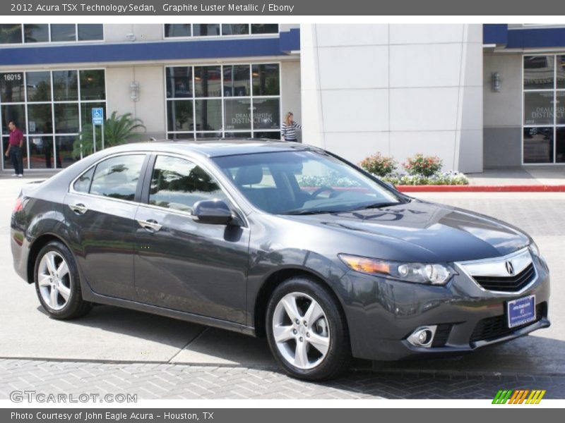 Graphite Luster Metallic / Ebony 2012 Acura TSX Technology Sedan