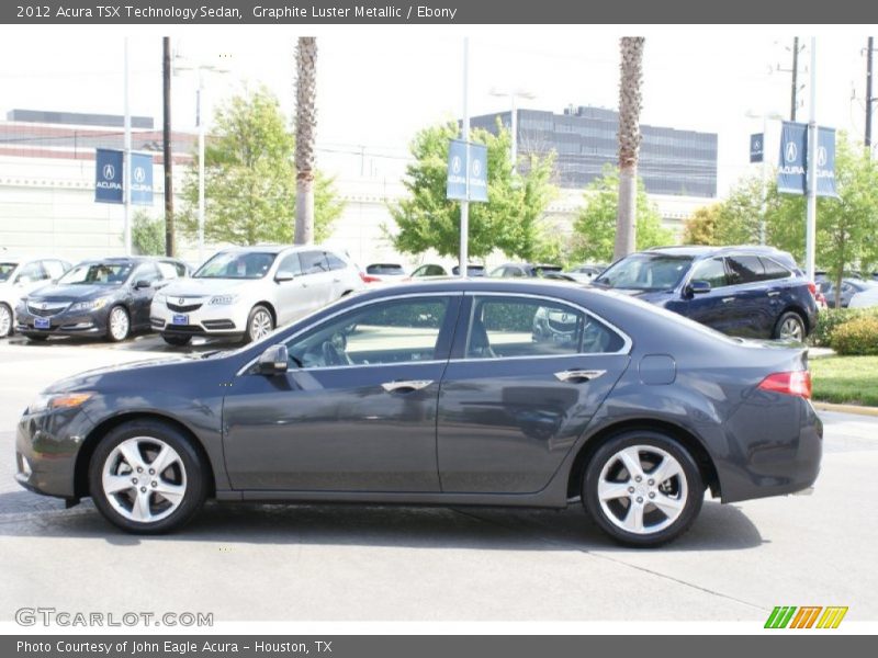 Graphite Luster Metallic / Ebony 2012 Acura TSX Technology Sedan