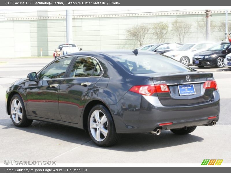 Graphite Luster Metallic / Ebony 2012 Acura TSX Technology Sedan