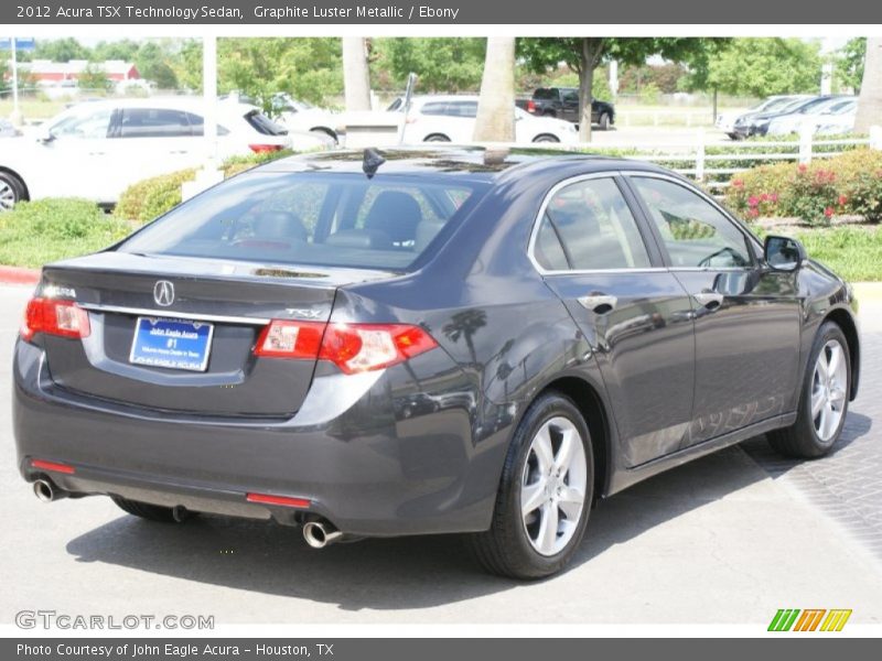 Graphite Luster Metallic / Ebony 2012 Acura TSX Technology Sedan