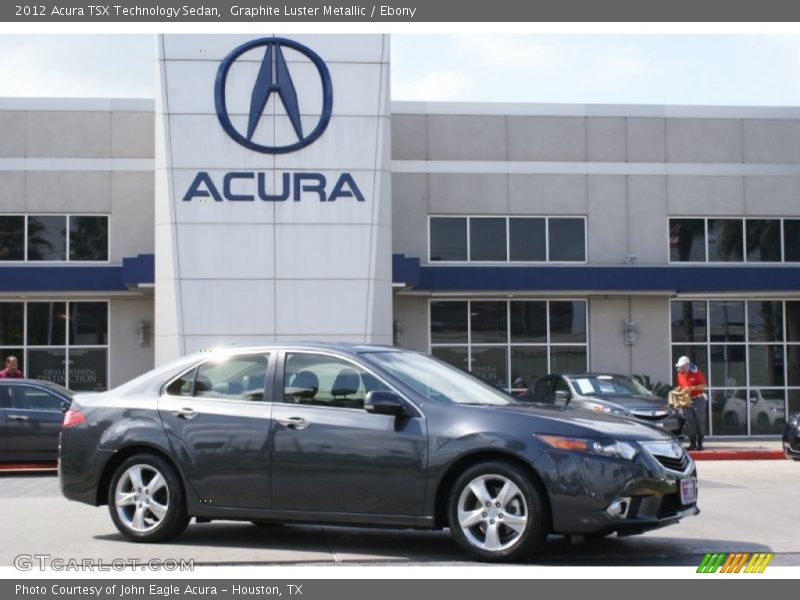 Graphite Luster Metallic / Ebony 2012 Acura TSX Technology Sedan