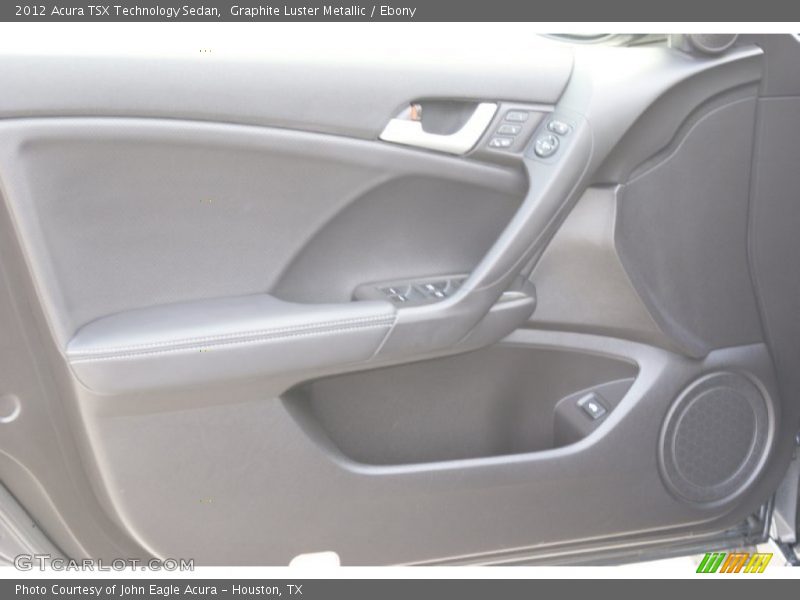 Graphite Luster Metallic / Ebony 2012 Acura TSX Technology Sedan