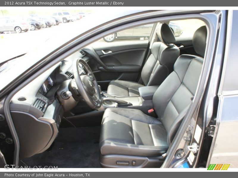 Graphite Luster Metallic / Ebony 2012 Acura TSX Technology Sedan