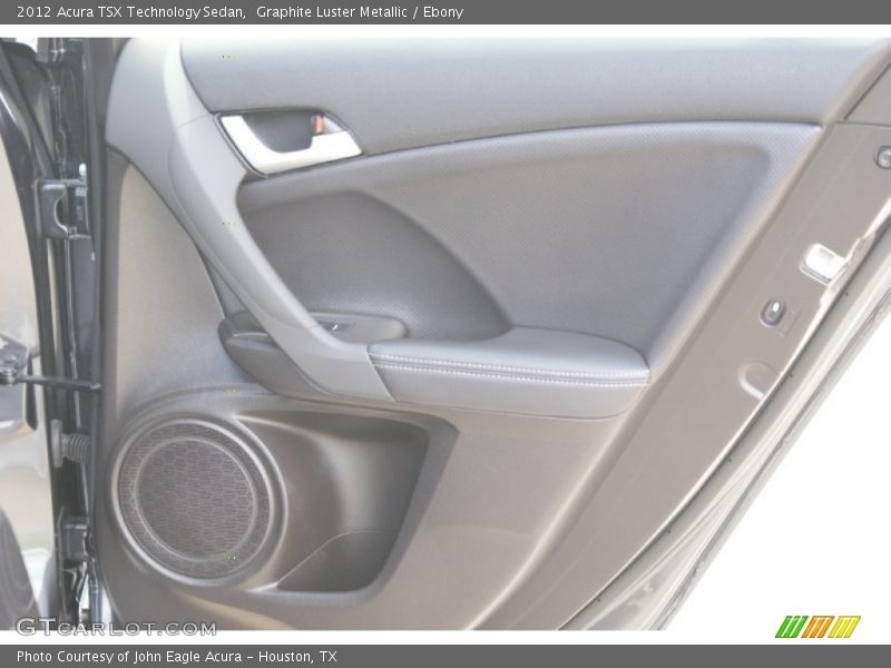 Graphite Luster Metallic / Ebony 2012 Acura TSX Technology Sedan