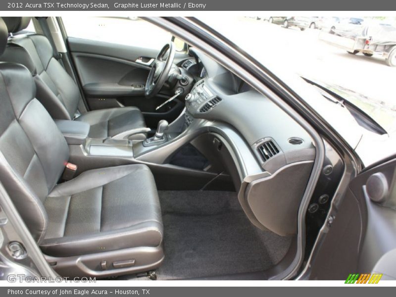 Graphite Luster Metallic / Ebony 2012 Acura TSX Technology Sedan