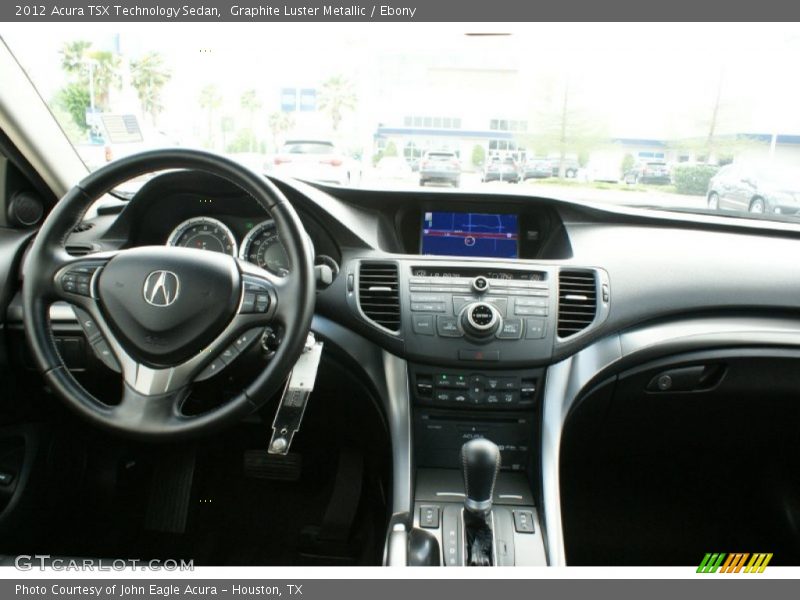 Graphite Luster Metallic / Ebony 2012 Acura TSX Technology Sedan