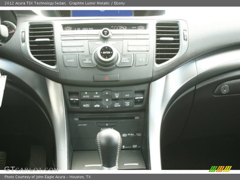 Graphite Luster Metallic / Ebony 2012 Acura TSX Technology Sedan