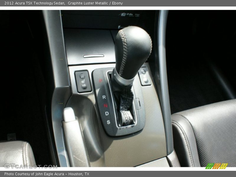 Graphite Luster Metallic / Ebony 2012 Acura TSX Technology Sedan