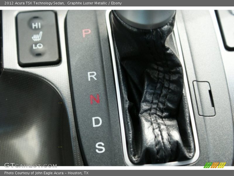Graphite Luster Metallic / Ebony 2012 Acura TSX Technology Sedan