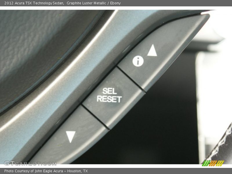 Graphite Luster Metallic / Ebony 2012 Acura TSX Technology Sedan