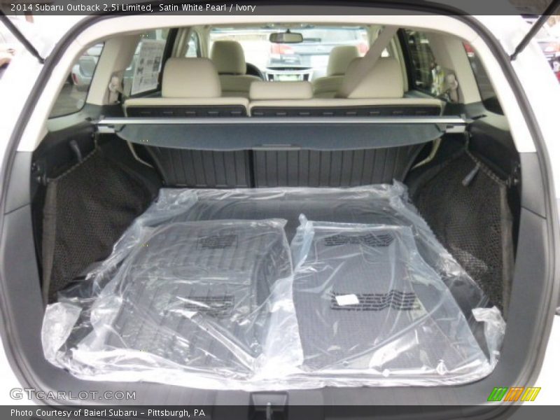 Satin White Pearl / Ivory 2014 Subaru Outback 2.5i Limited