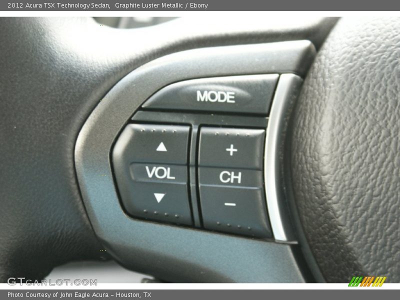 Graphite Luster Metallic / Ebony 2012 Acura TSX Technology Sedan