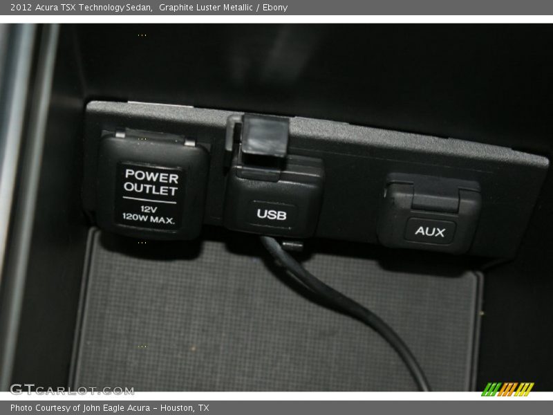 Graphite Luster Metallic / Ebony 2012 Acura TSX Technology Sedan