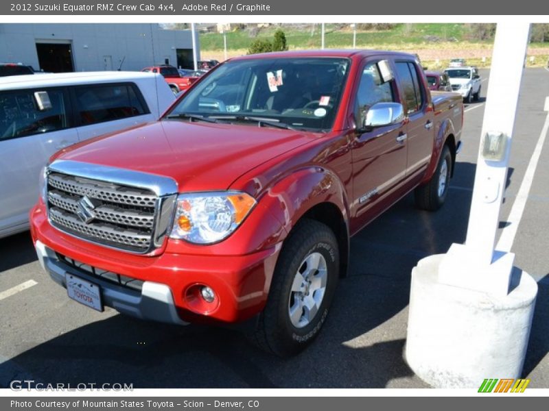 Adobe Red / Graphite 2012 Suzuki Equator RMZ Crew Cab 4x4