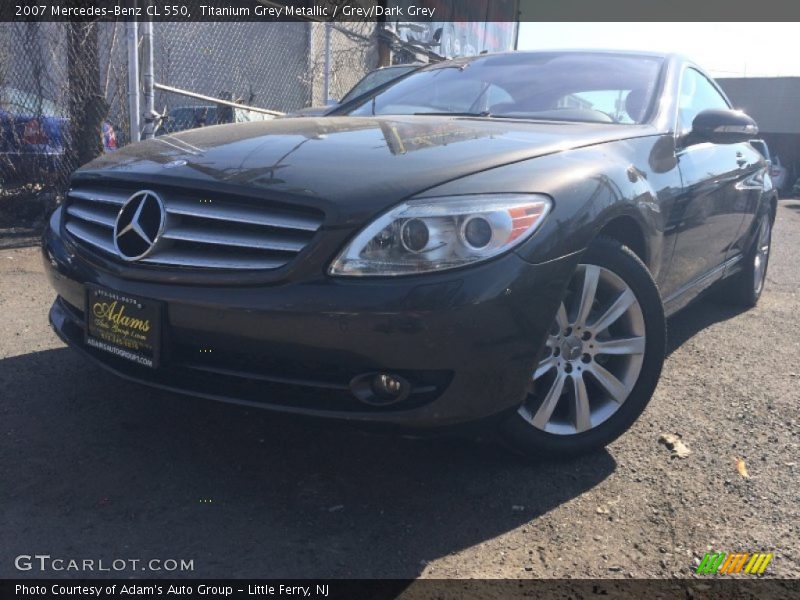 Titanium Grey Metallic / Grey/Dark Grey 2007 Mercedes-Benz CL 550