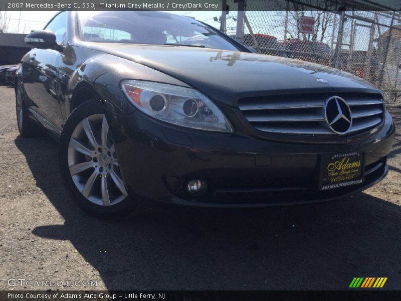 Titanium Grey Metallic / Grey/Dark Grey 2007 Mercedes-Benz CL 550