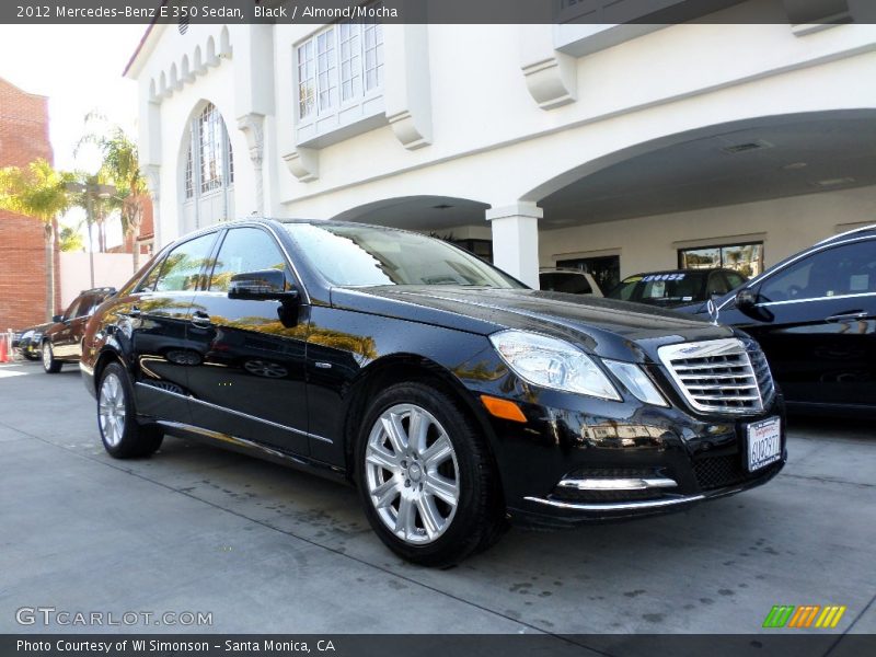 Black / Almond/Mocha 2012 Mercedes-Benz E 350 Sedan