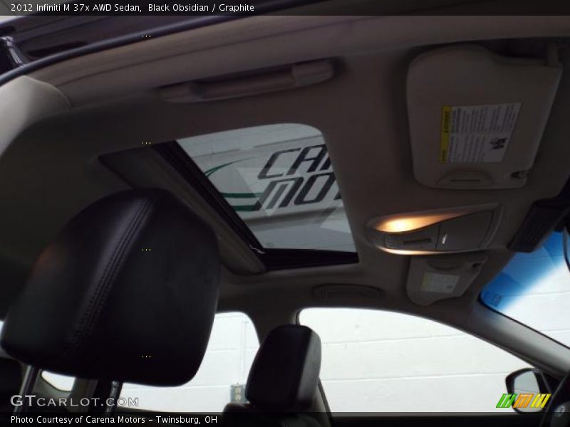 Black Obsidian / Graphite 2012 Infiniti M 37x AWD Sedan