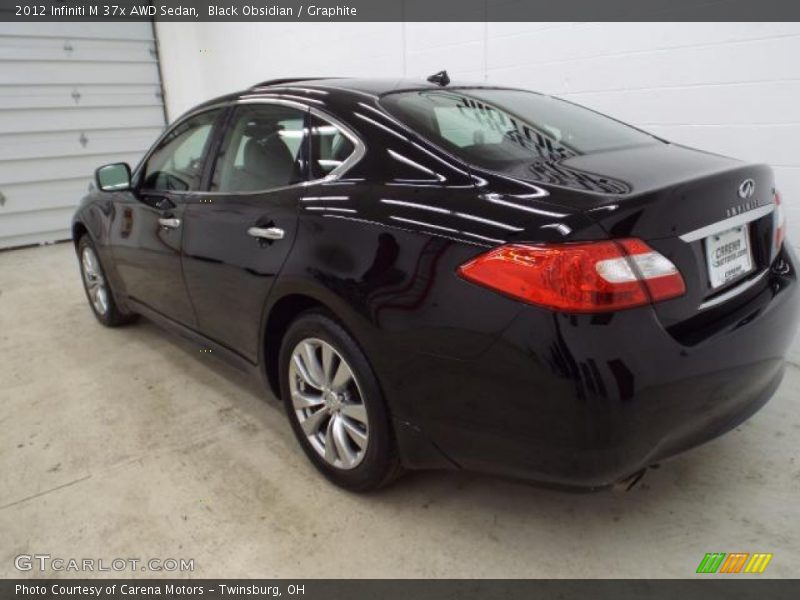 Black Obsidian / Graphite 2012 Infiniti M 37x AWD Sedan