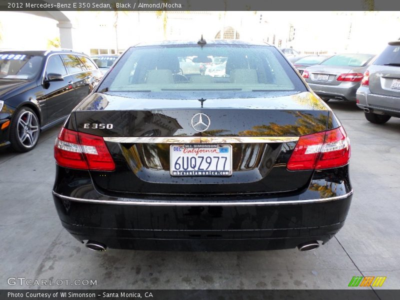 Black / Almond/Mocha 2012 Mercedes-Benz E 350 Sedan