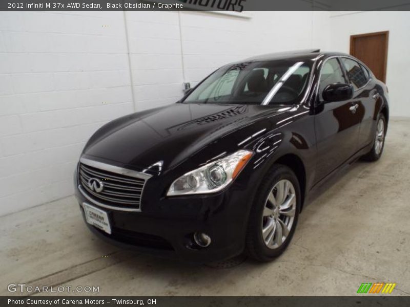 Black Obsidian / Graphite 2012 Infiniti M 37x AWD Sedan