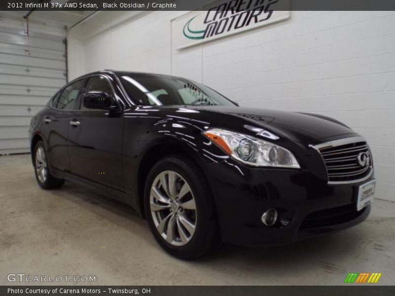 Black Obsidian / Graphite 2012 Infiniti M 37x AWD Sedan