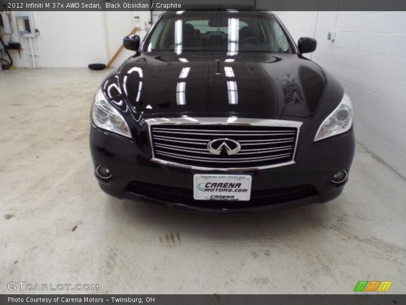Black Obsidian / Graphite 2012 Infiniti M 37x AWD Sedan