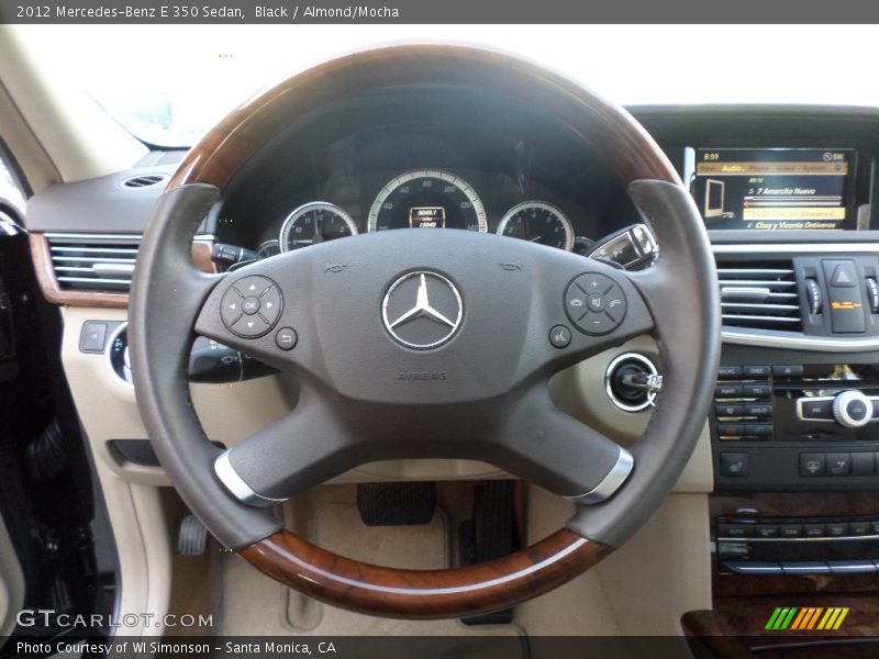 Black / Almond/Mocha 2012 Mercedes-Benz E 350 Sedan